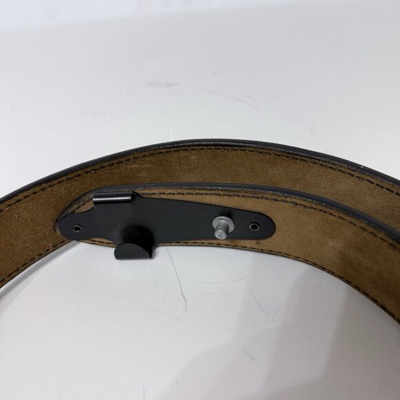 Bianchi B13 1 3/4" W Leather Black Uniform Equipment Trouser Belt Size 38 40 - Picture 3 of 6